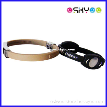 Custom Made Football Club Power Silicone Bracelet Bands for Sport Balance Wristbands (P5200)